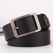 West Louis™ Fancy Vintage Leather Belt A black / 95cm  less 27 Incn - West Louis