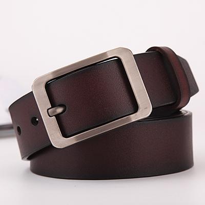West Louis™ Fancy Vintage Leather Belt A brown / 95cm  less 27 Incn - West Louis
