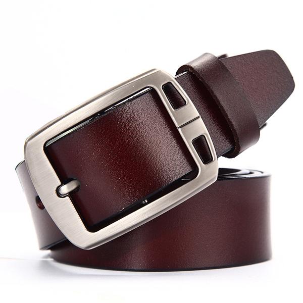 West Louis™ Fancy Vintage Leather Belt E brown / 100cm 27to29 Incn - West Louis