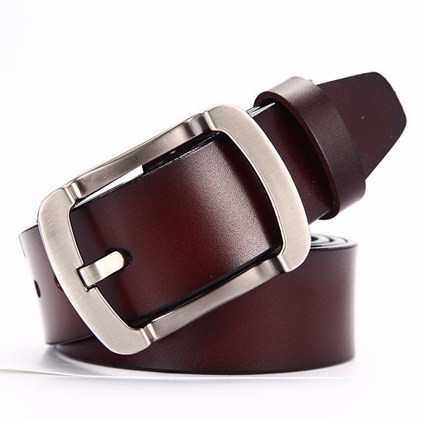 West Louis™ Fancy Vintage Leather Belt F brown / 100cm 27to29 Incn - West Louis