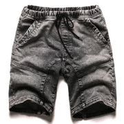 West Louis™ Elastic Waist Denim Shorts  - West Louis