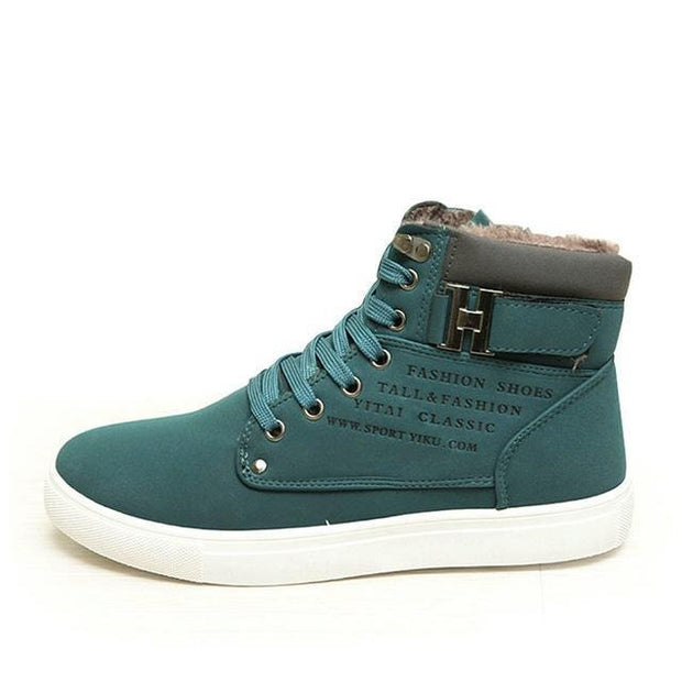 West Louis™ Hot High Top Fashion Warm Shoes GreenFur / 6.5 - West Louis