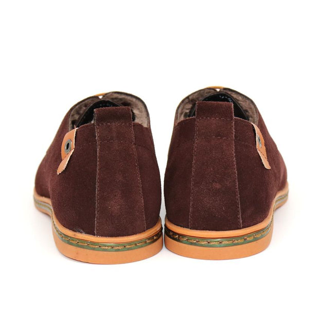 West Louis™ Nubuck Leather Warm Velvet Shoes  - West Louis