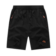 West Louis™ Summer Solid Leisure Quick-Drying Shorts Black / L - West Louis
