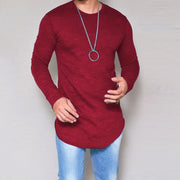 West Louis™ Fashion Elastic Soft Long Sleeve T Shirts  - West Louis