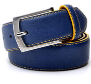 West Louis™ Italian Design Fashion Split Leather Belt