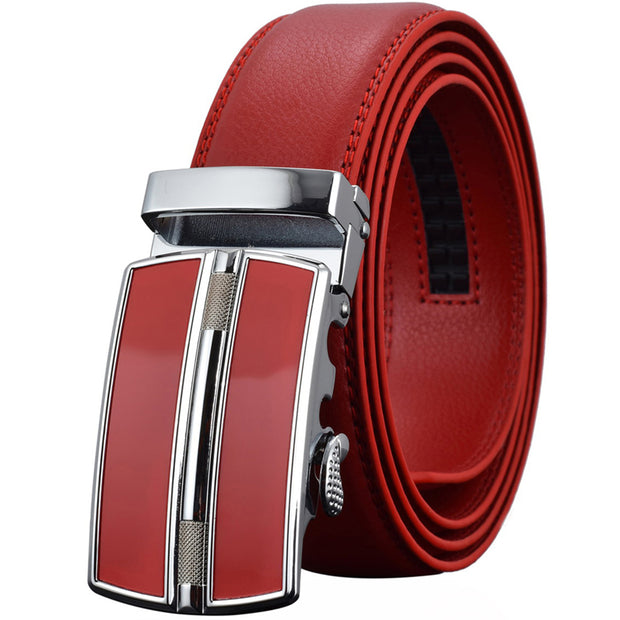 West Louis™ Luxury Brand High Quality Genuine Leather Strap Belt