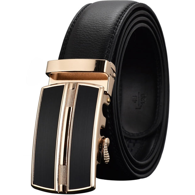 West Louis™ Luxury Brand High Quality Genuine Leather Strap Belt