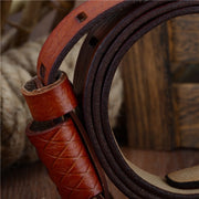 West Louis™ Cow Leather Pin Buckle Belt