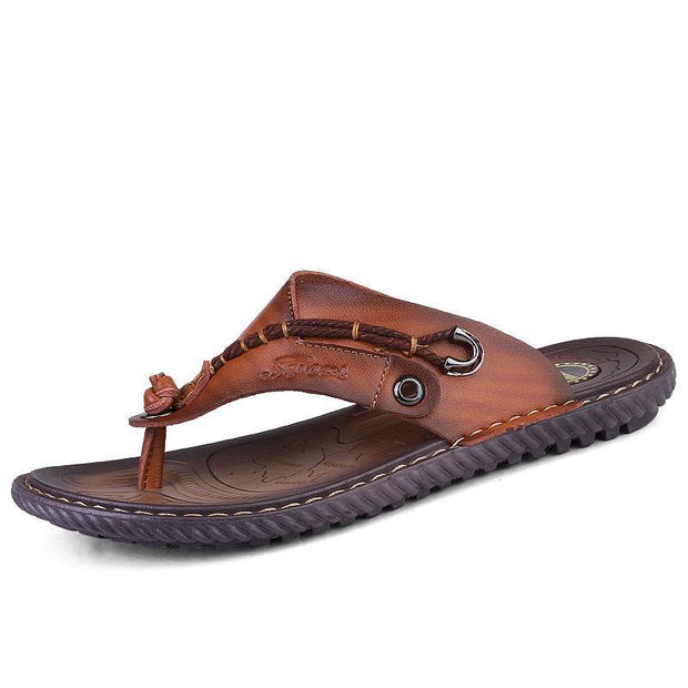 West Louis™ Luxury  Microfiber Leather Slippers  - West Louis