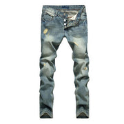 West Louis™ Cotton Tinted Cowboy Jeans Light blue / 28 - West Louis