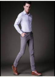 West Louis™ Slim Fit Stretch Trousers  - West Louis