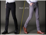 West Louis™ Slim Fit Stretch Trousers  - West Louis