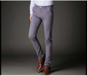 West Louis™ Slim Fit Stretch Trousers Gray / 34 - West Louis
