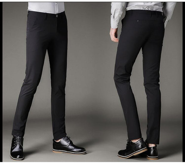 West Louis™ Slim Fit Stretch Trousers  - West Louis