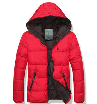 West Louis™ Parka Warm  Hooded Padded Jacket Red / L - West Louis