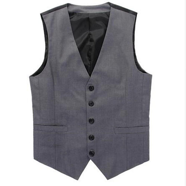 West Louis™ Leisure Cotton Gentleman Vest Gray2 / S - West Louis