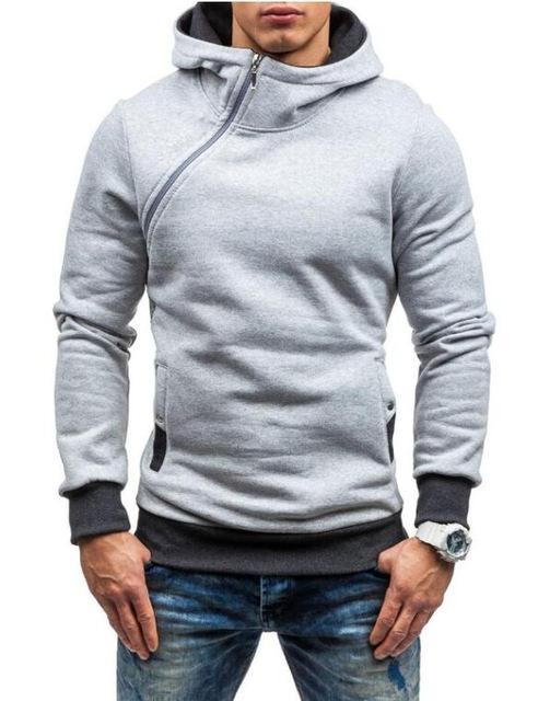 West Louis™ Designer Irregular Hoodie light Grey / M - West Louis