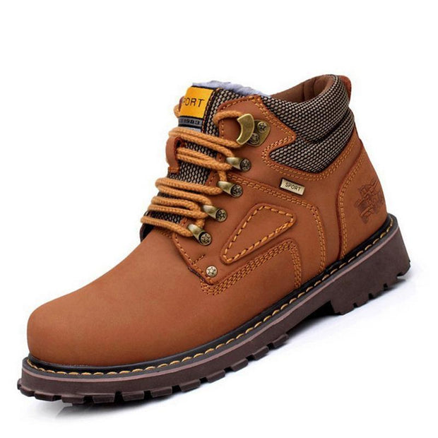 West Louis™ Plush Inside Winter Men Boots Shoes  - West Louis