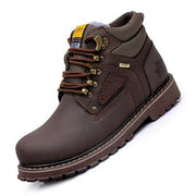 West Louis™ Plush Inside Winter Men Boots Shoes Dark Brown / 6 - West Louis