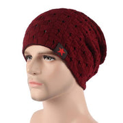 West Louis™ Knitted Beanie wine red - West Louis