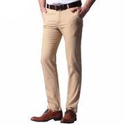 West Louis™ Casual Fashion Classic Trousers Light Khaki / 29 - West Louis