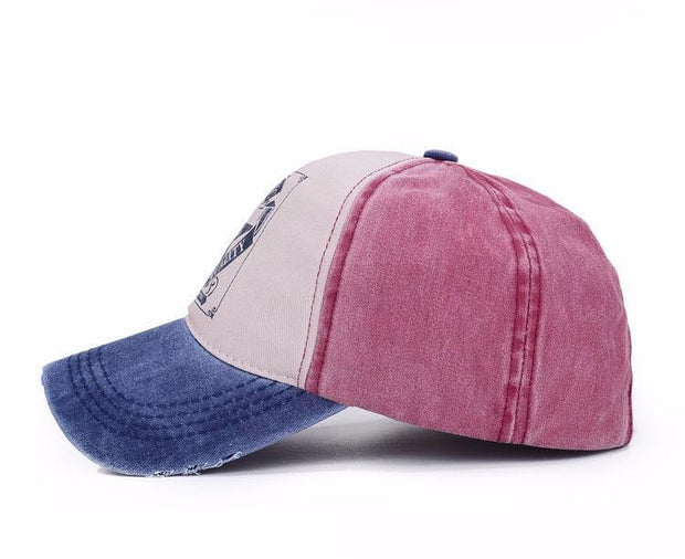 West Louis™ Star Patchwork Baseball Cap  - West Louis