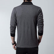 West Louis™ Slim Fit Long Sleeve Fashion T-Shirt  - West Louis