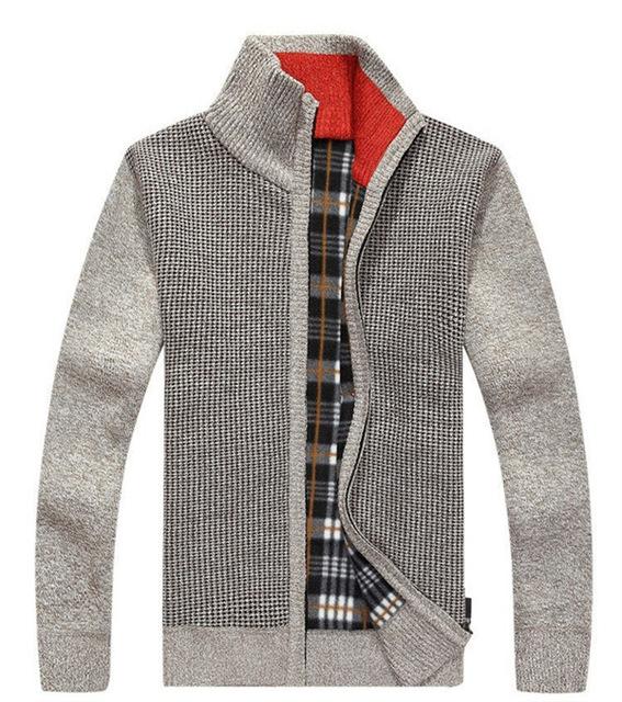 West Louis™ Cardigan Sweater Khaki / M - West Louis