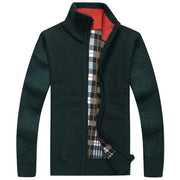 West Louis™ Cardigan Sweater Deep green / M - West Louis