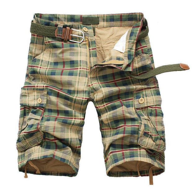 West Louis™ Fashion Plaid Shorts  - West Louis