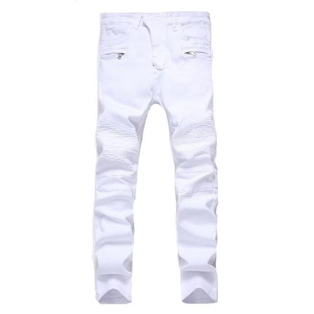 West Louis™ High Quality Brand Jeans White / 28 - West Louis