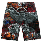 West Louis™ Quick Dry Printing Board Shorts Brown / M - West Louis