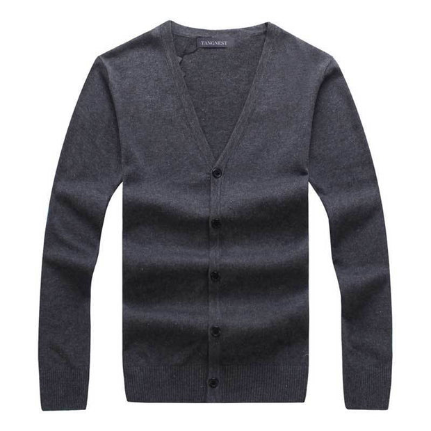 West Louis™ Cardigan Soft Easy Match Sweater Dark Gray / M - West Louis