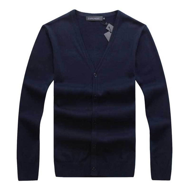 West Louis™ Cardigan Soft Easy Match Sweater Dark Blue / M - West Louis