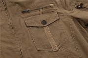 West Louis™ Multi-Pockets Stand Collar Military Jacket