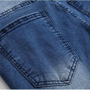 West Louis™ Denim Ripped Slim Jeans  - West Louis