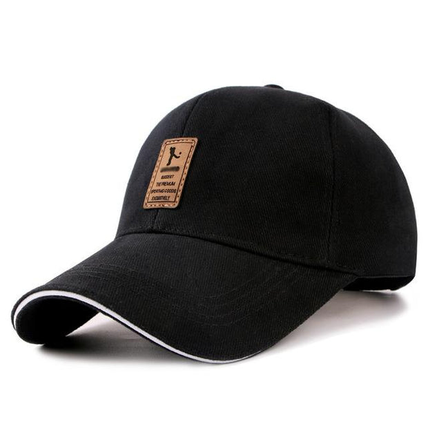 West Louis™ Cotton Casual Golf Hat Black - West Louis