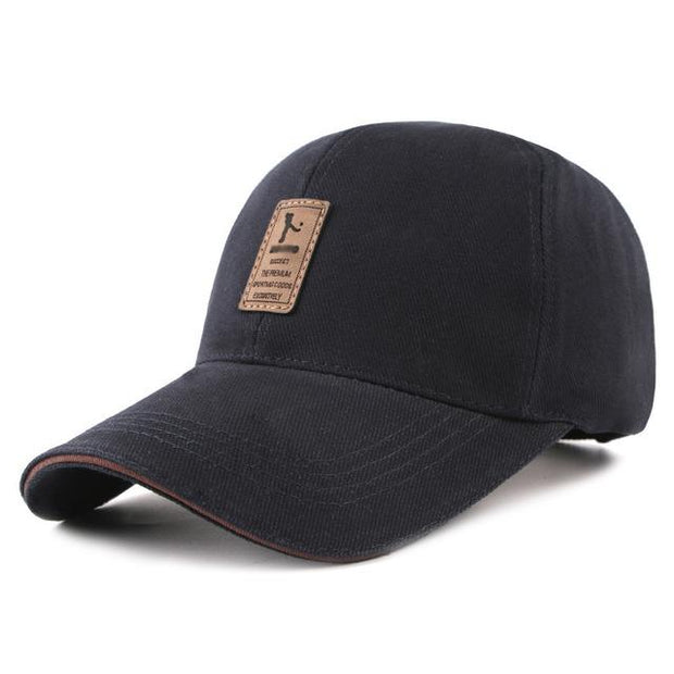 West Louis™ Cotton Casual Golf Hat Dark Blue - West Louis