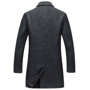 West Louis™ Wool Blends Men Overcoat