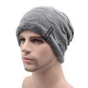 West Louis™ Knitted Beanie gray - West Louis