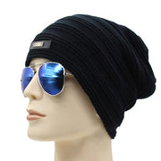 West Louis™ Baggy Solid Beanie black - West Louis