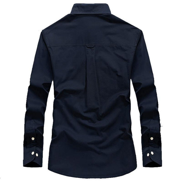 West Louis™ Military Off Road Cotton Shirt  - West Louis