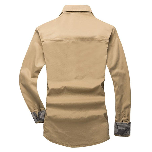 West Louis™ Modern Military Long Sleeve Shirt