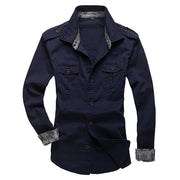 West Louis™ Modern Military Long Sleeve Shirt