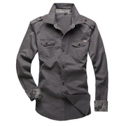 West Louis™ Modern Military Long Sleeve Shirt