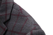 West Louis™ Formal Plaid Wool Blazer