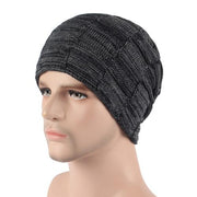 West Louis™ Winter Cap black gray - West Louis