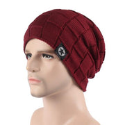 West Louis™ Knitted Beanie wine red - West Louis
