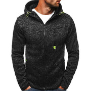 West Louis™ Designer Made Zipper Hoodie Black / L - West Louis